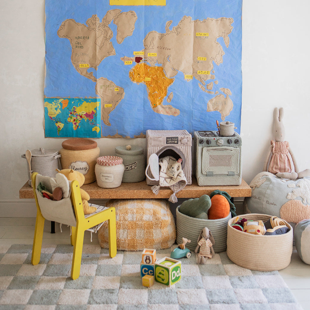 Kitchen Tiles Washable Rug