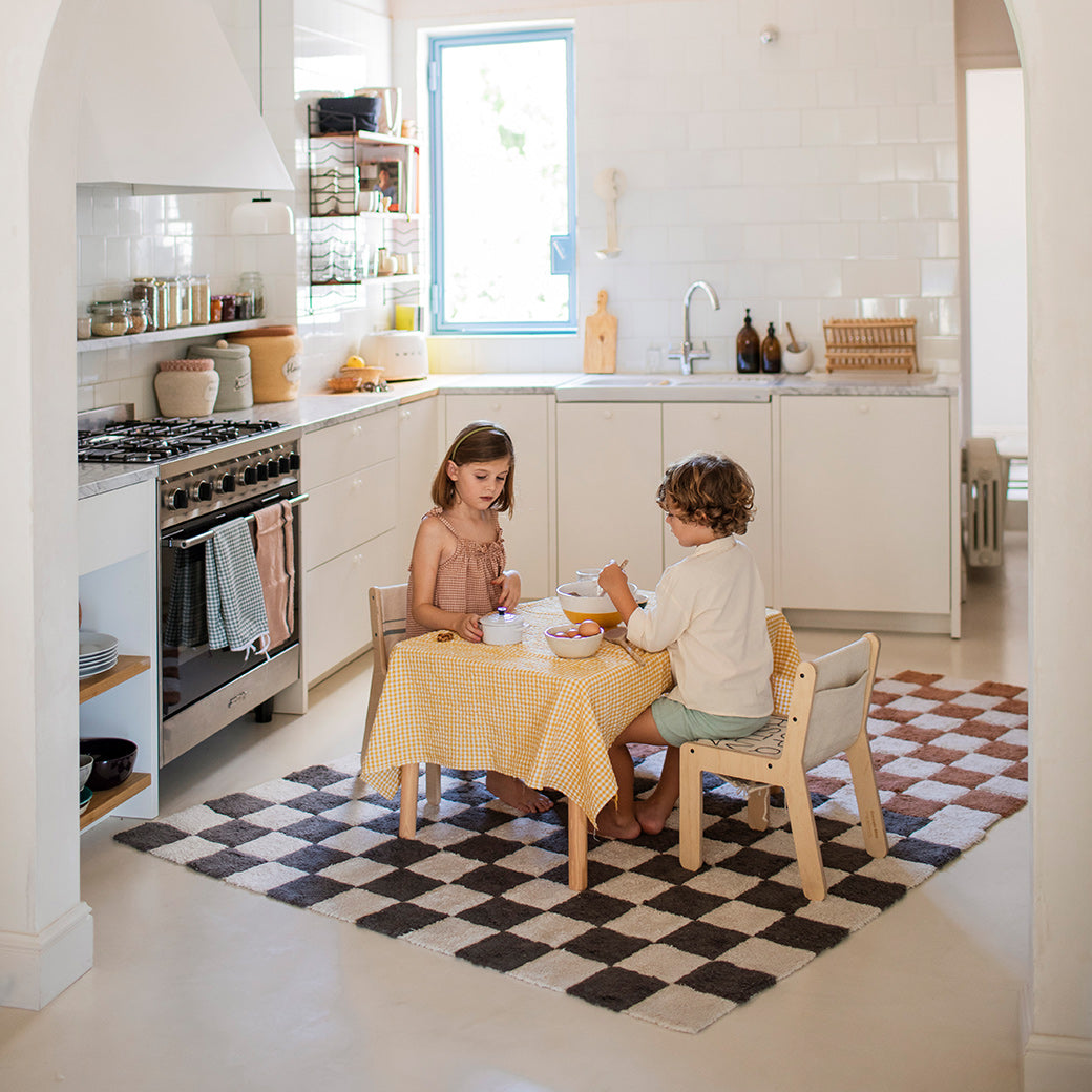 Kitchen Tiles Washable Rug