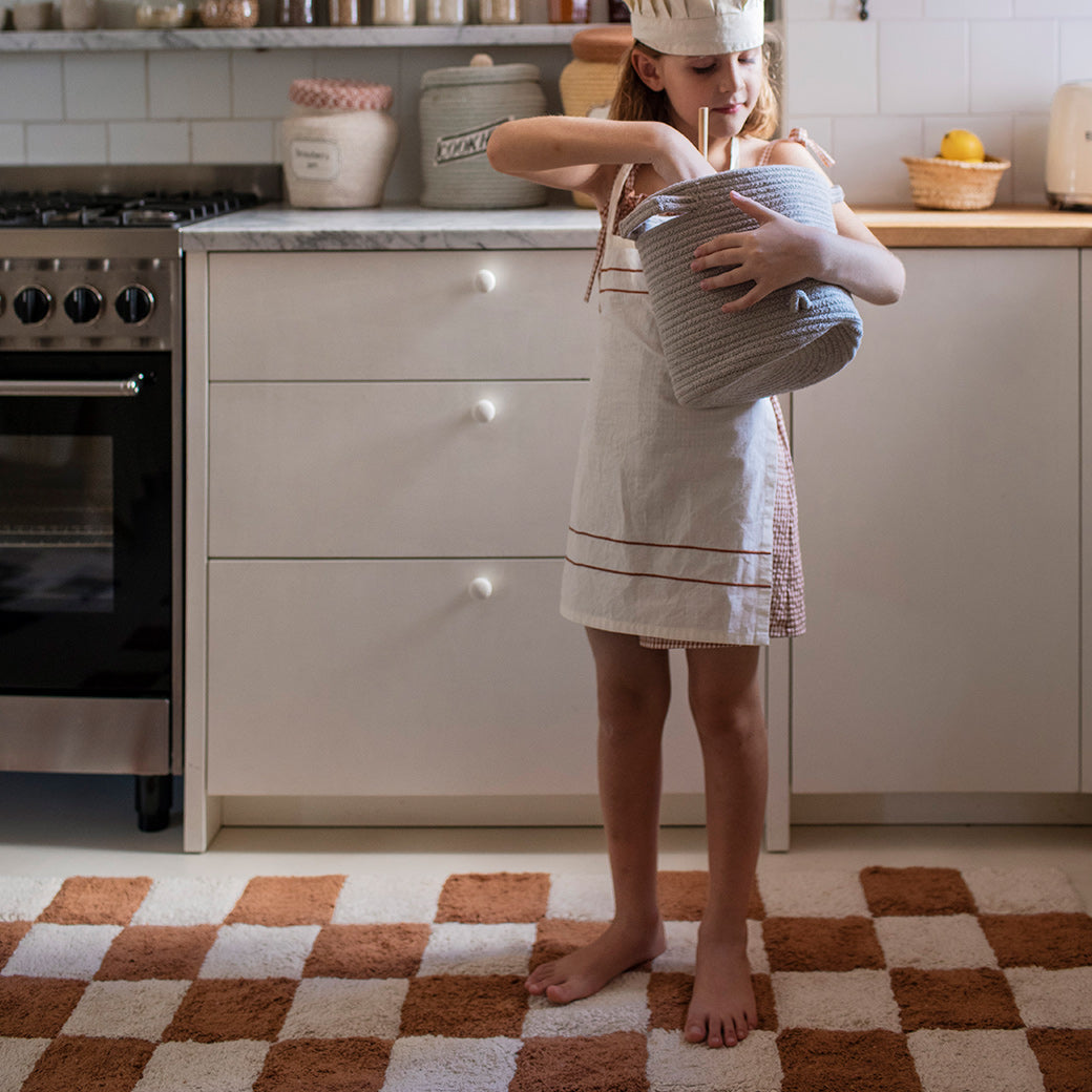 Kitchen Tiles Washable Rug
