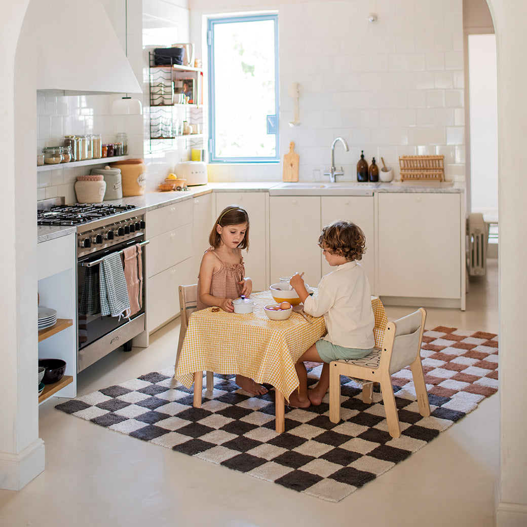 Kitchen Tiles Washable Rug