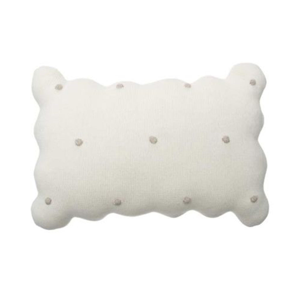 Biscuit Knitted Cushion