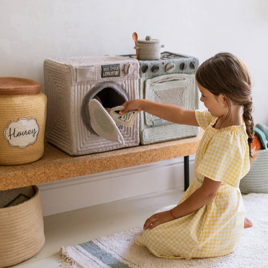 Lorena Canals Washing Machine Play Basket | Modern Nursery™