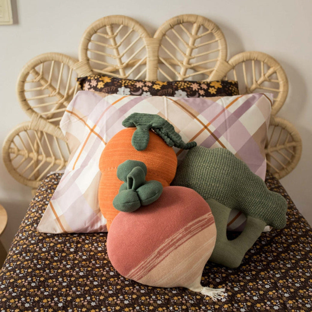 Brucy The Broccoli Knitted Cushion