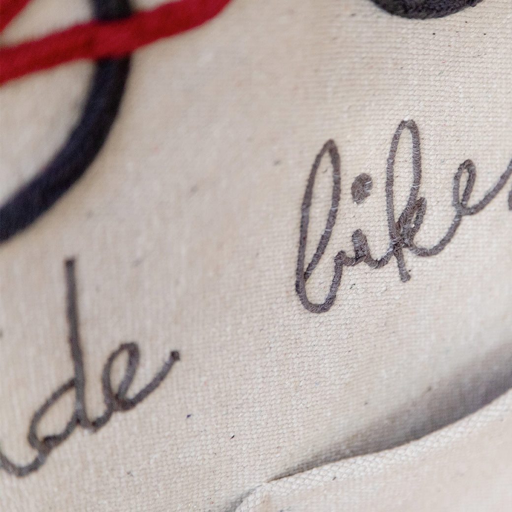 Cool Kids Ride Bikes Wall Pocket Hanger