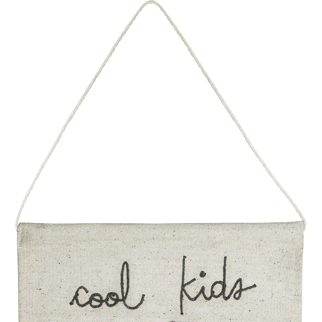 Cool Kids Ride Bikes Wall Pocket Hanger