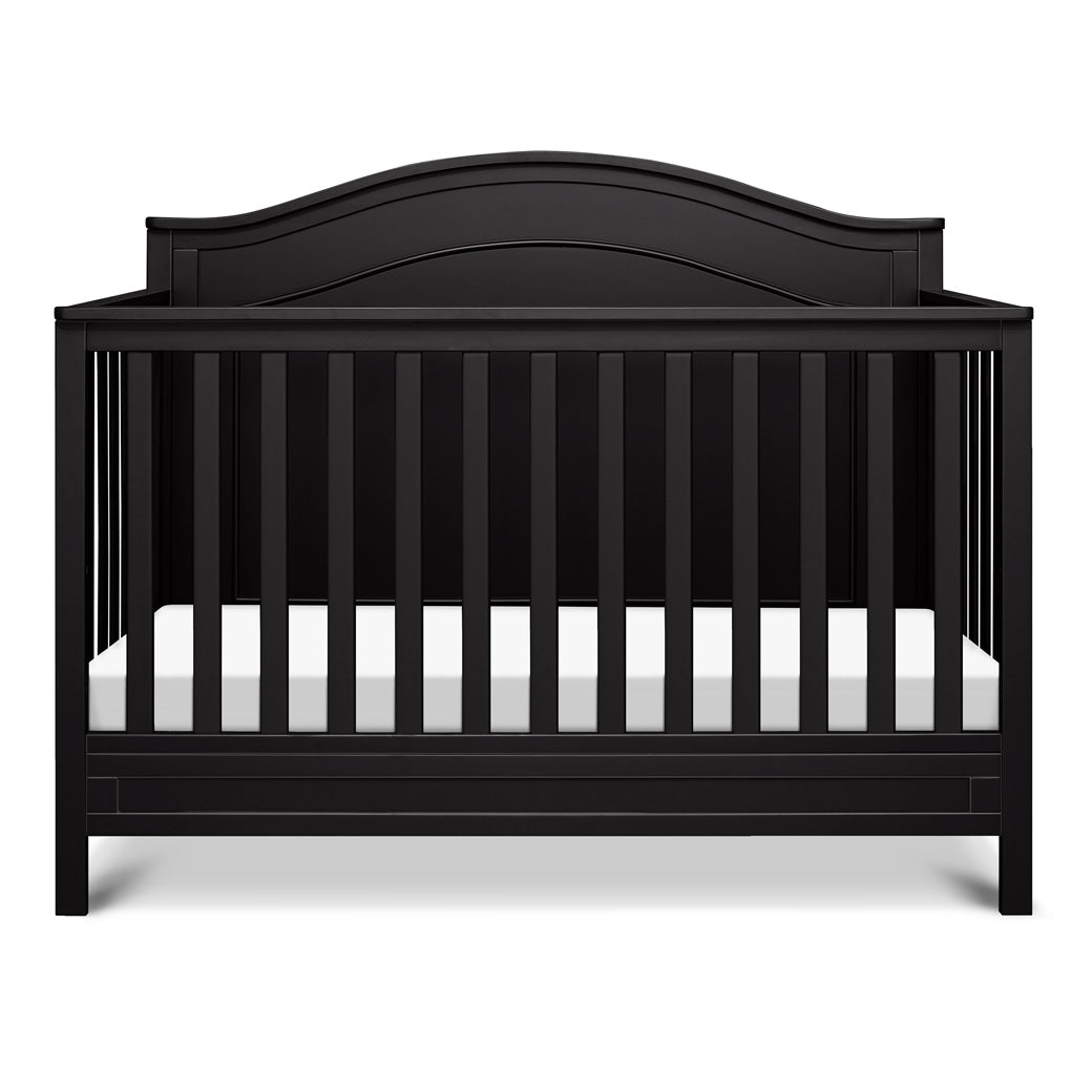 Front view of The DaVinci Charlie 4-in-1 Convertible Crib in -- Color_Ebony