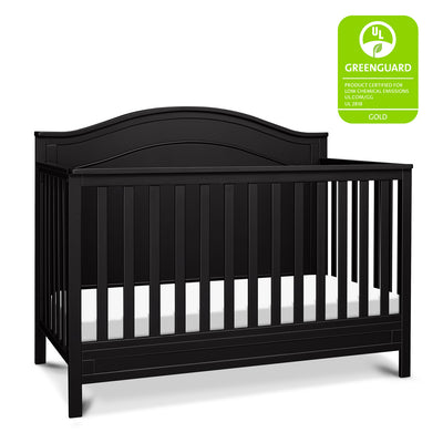The DaVinci Charlie 4-in-1 Convertible Crib with GREENGUARD tag in -- Color_Ebony