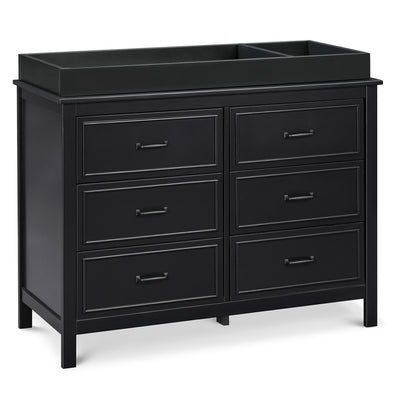 The DaVinci Charlie 6-Drawer Dresser with changing tray in -- Color_Ebony