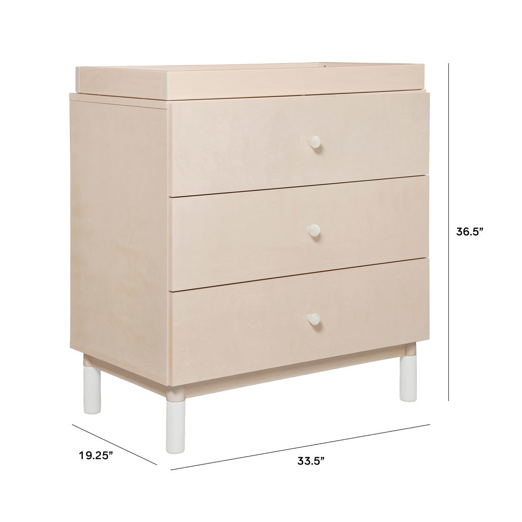 Gelato 3-Drawer Changer Dresser with Removable Changing Tray