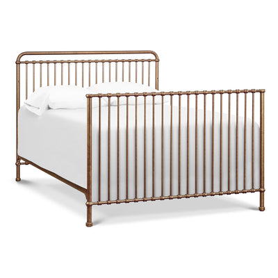 Namesake's Winston 4 in 1 Convertible Crib as full-size bed in -- Color_Vintage Gold