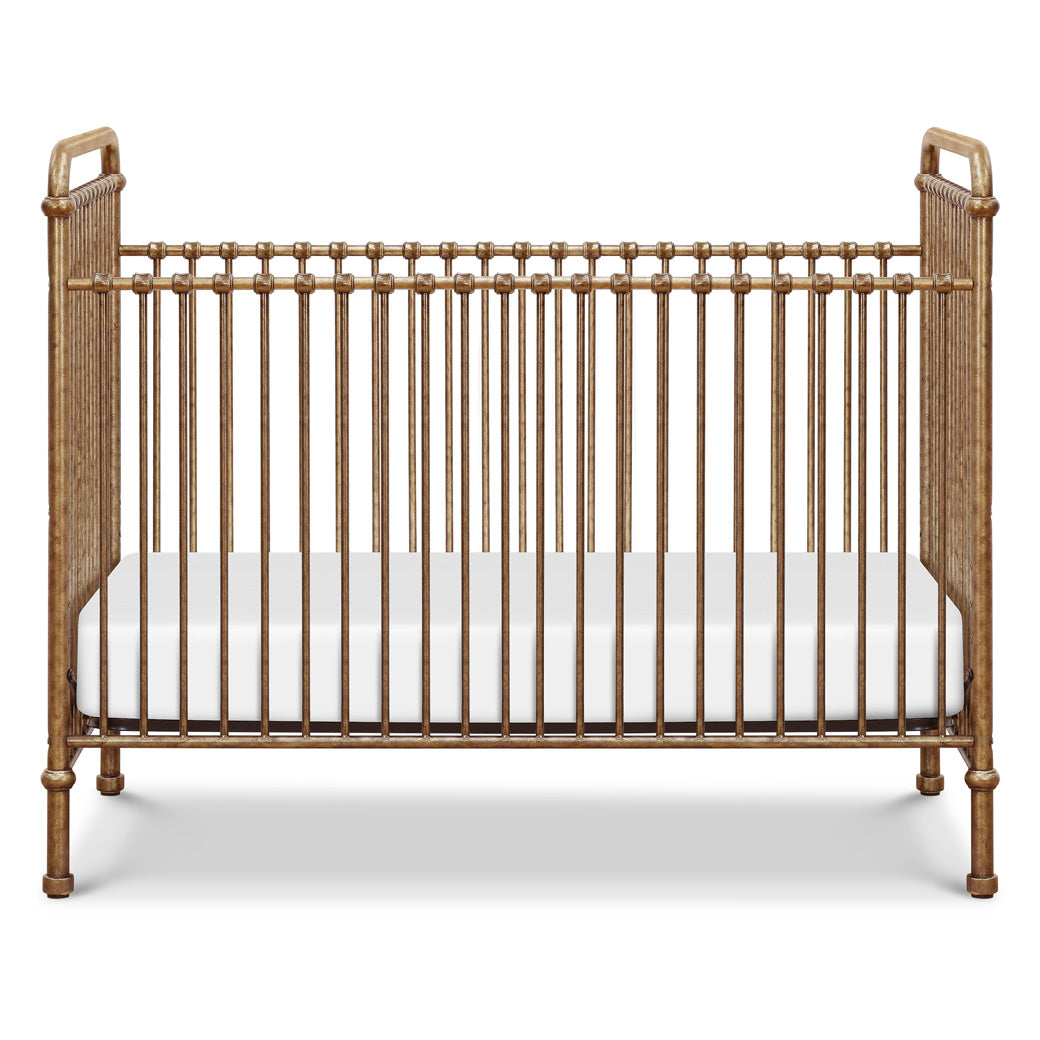 Front view of Namesake`s Abigail 3 in 1 Crib in -- Color_Vintage Gold