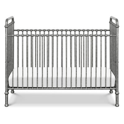 Front view of Namesake`s Abigail 3 in 1 Crib in -- Color_Vintage Silver