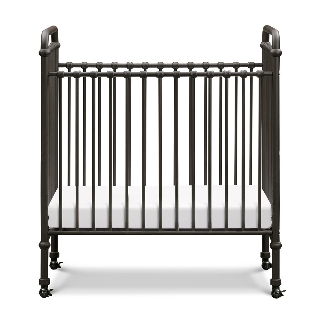 Namesake`s Abigail 3-in-1 Convertible Mini Crib front view in -- Color_Vintage Iron