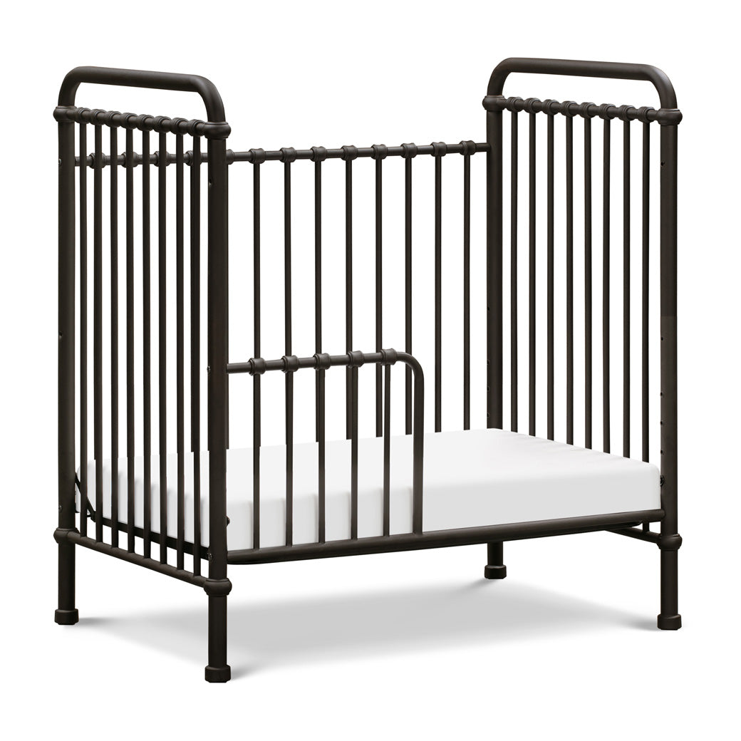 Namesake`s Abigail 3-in-1 Convertible Mini Crib as a toddler bed in -- Color_Vintage Iron