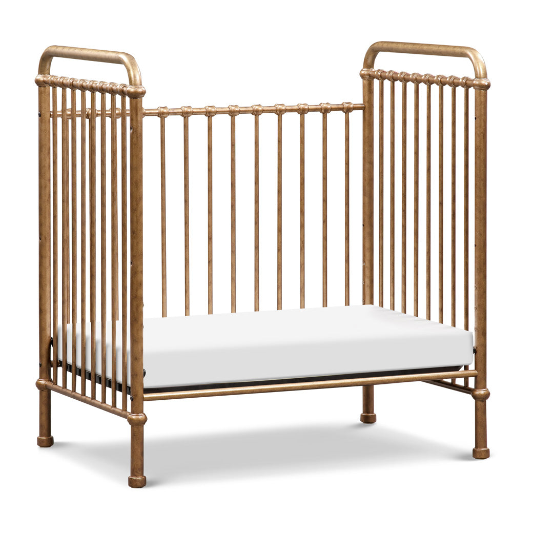 Namesake`s Abigail 3-in-1 Convertible Mini Crib as a daybed in -- Color_Vintage Gold
