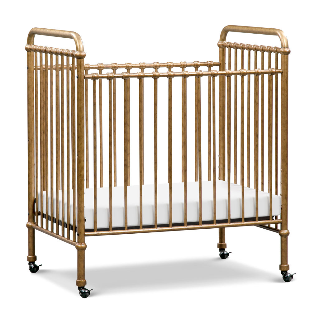 Namesake`s Abigail 3-in-1 Convertible Mini Crib in -- Color_Vintage Gold