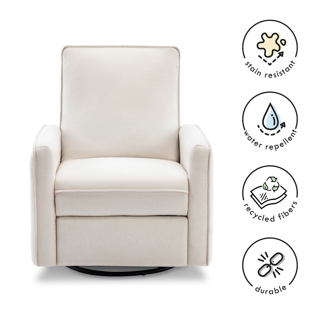 Features of DaVinci's Penny Recliner And Swivel Glider in -- Color_Performance Cream Eco-Weave