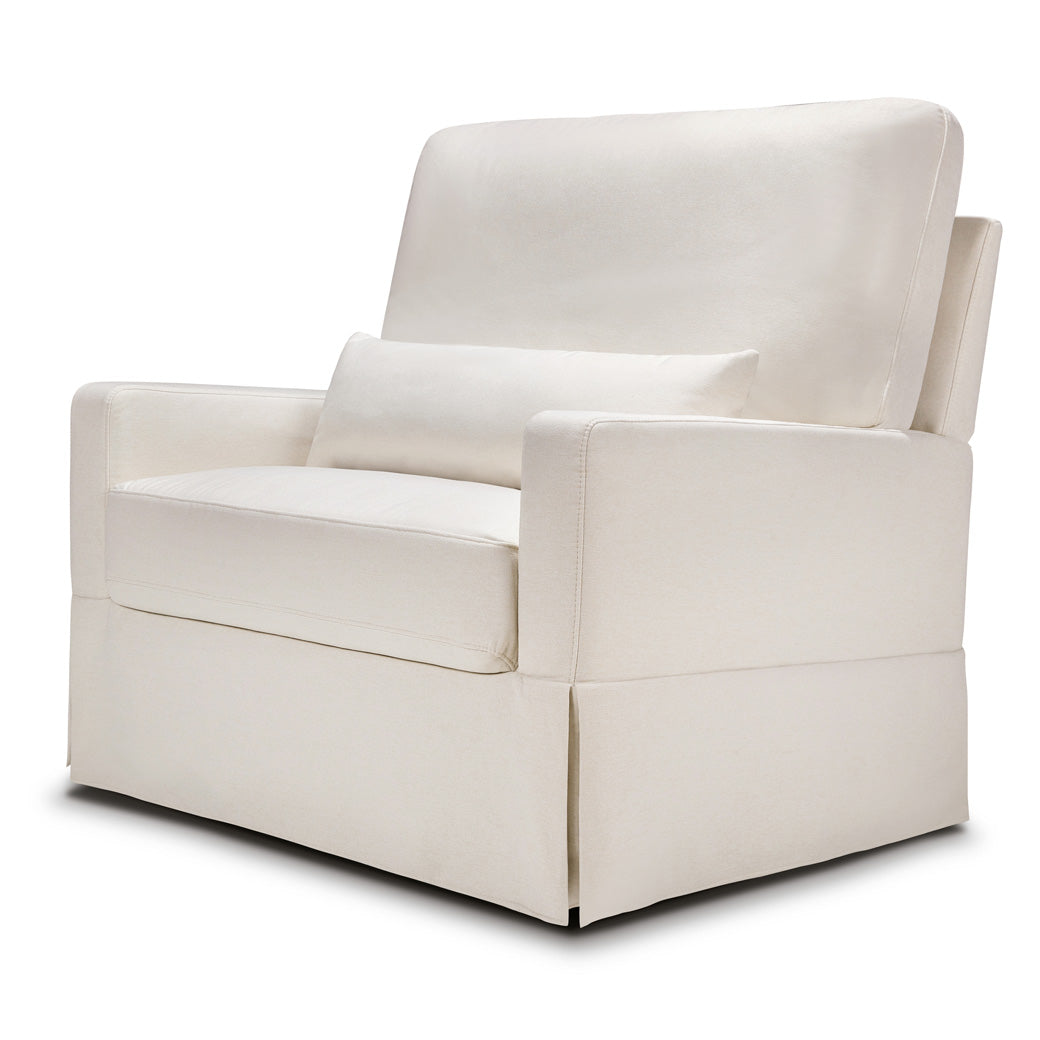 The Namesake's Crawford Pillowback Chair-And-A-Half Comfort Swivel Glider  in -- Color_Performance Cream Eco-Weave