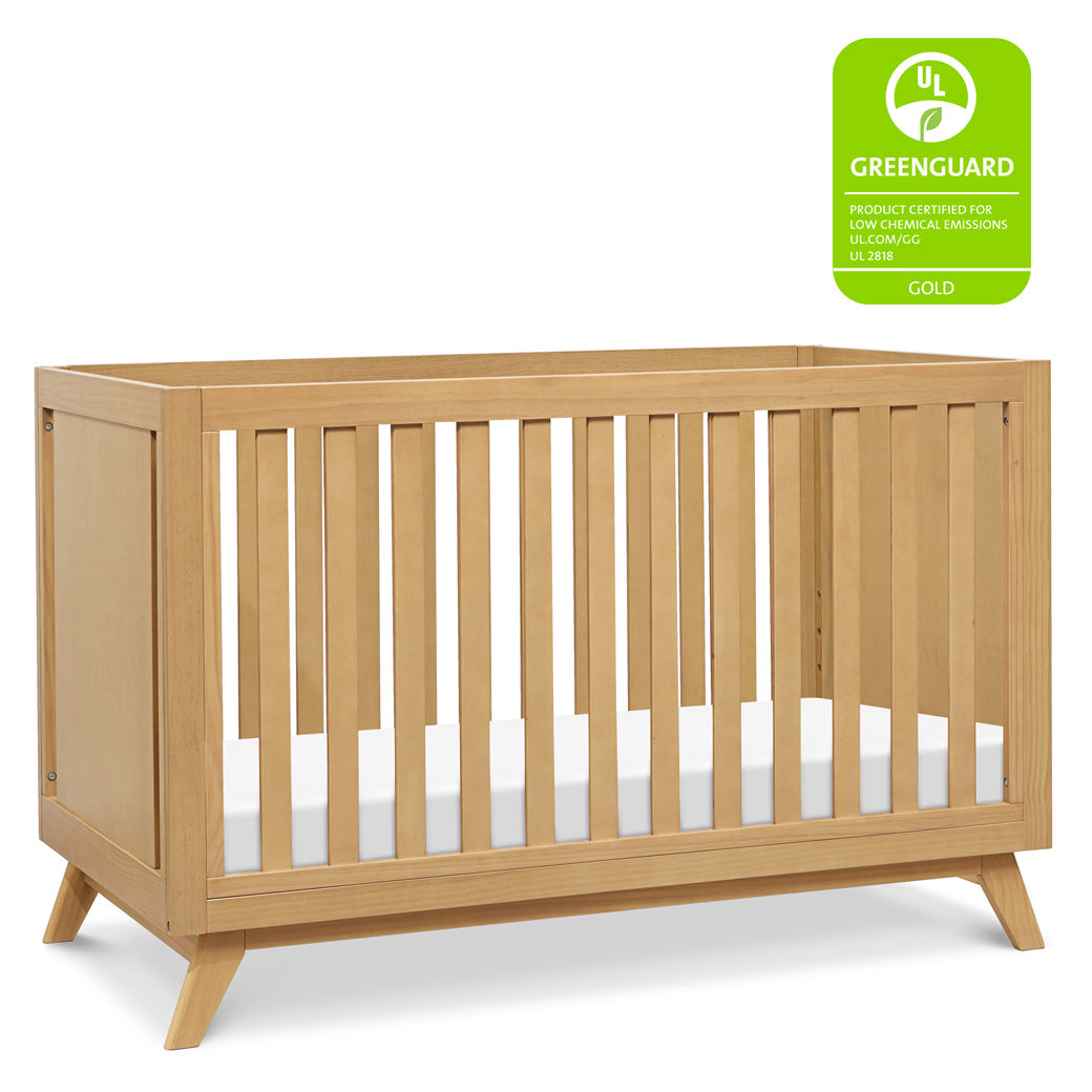 DaVinci Otto 3-in-1 Convertible Crib with GREENGUARD tag  in -- Color_Honey _ Wood