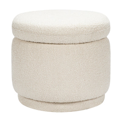 The Babyletto Enoki Storage Ottoman in --Color_Ivory Boucle