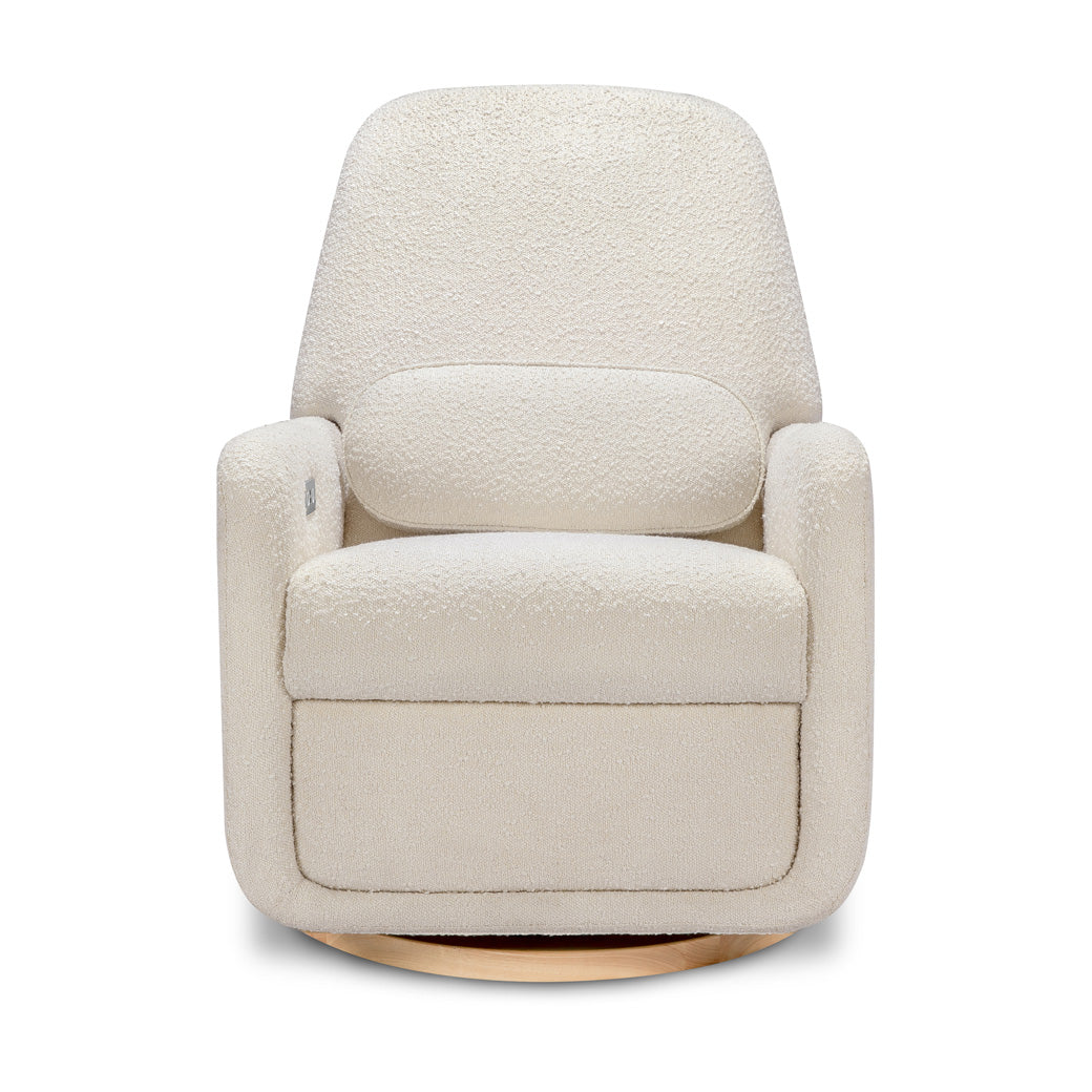 Front view of The Ubabub Arc Electronic Recliner and Swivel Glider in -- Color_Ivory Boucle