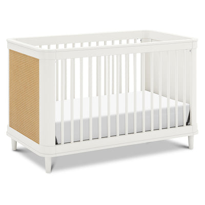 The Namesake Marin 3-in-1 Convertible Crib in -- Color_Warm White/Honey Cane