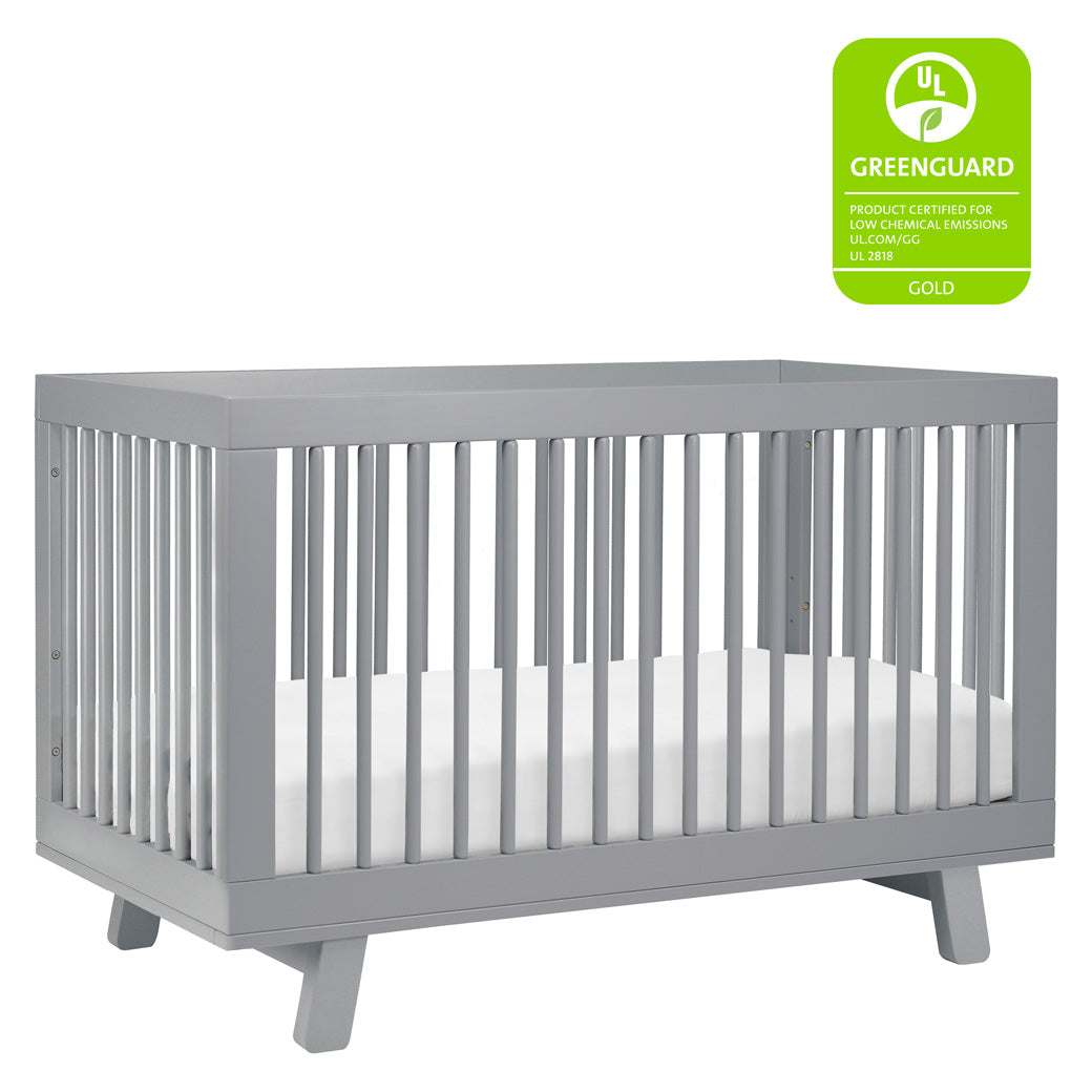 GREENGUARD Babyletto Hudson 3-in-1 Crib in -- Color_Grey
