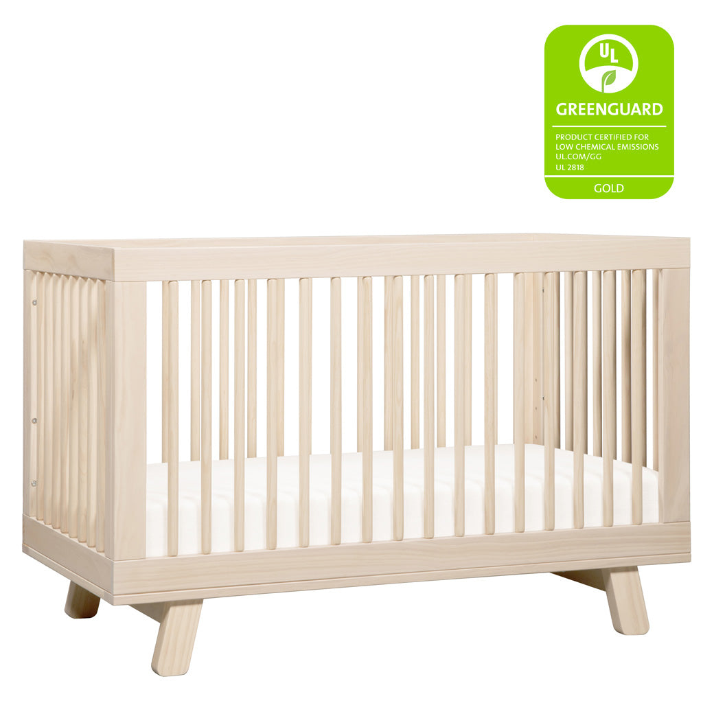 GREENGUARD Babyletto Hudson 3-in-1 Crib in -- Color_Washed Natural