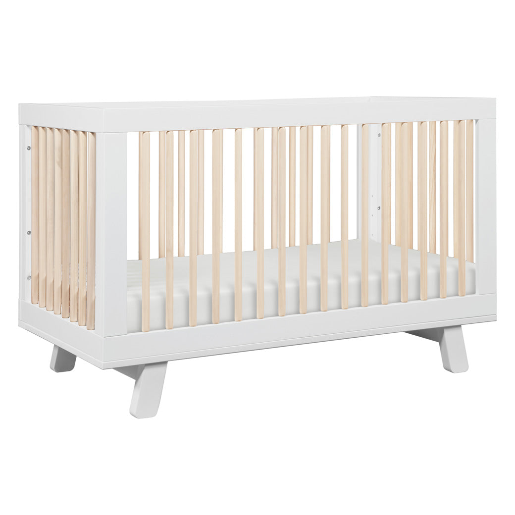 Babyletto Hudson 3-in-1 Crib in -- Color_Washed Natural/White