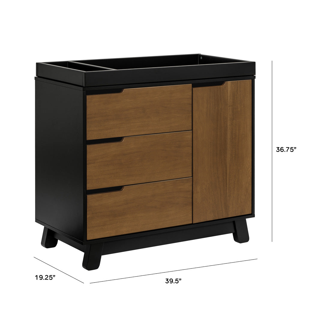 Hudson 3-Drawer Changer Dresser with Removable Changing Tray