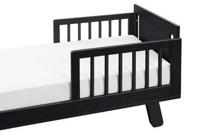 Assembled right side view of Junior Bed Conversion Kit For Hudson And Scoot Crib in -- Color_Black