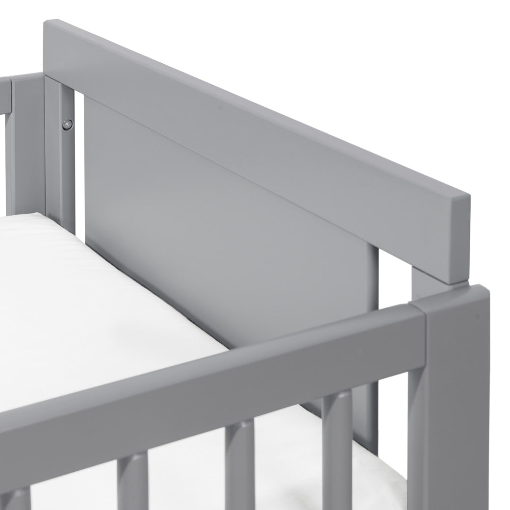 Closeup of Junior Bed Conversion Kit For Hudson And Scoot Crib in -- Color_Grey