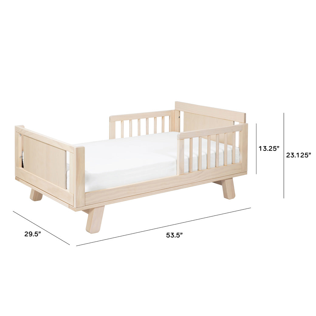 Dimensions of Junior Bed Conversion Kit For Hudson And Scoot Crib in -- Color_Washed Natural