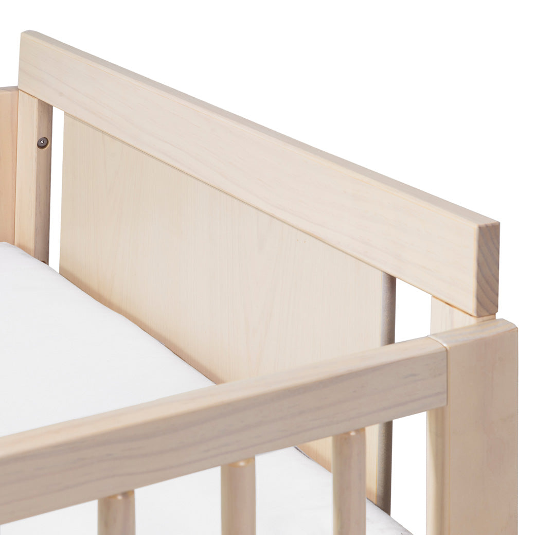 Closeup of Junior Bed Conversion Kit For Hudson And Scoot Crib in -- Color_Washed Natural