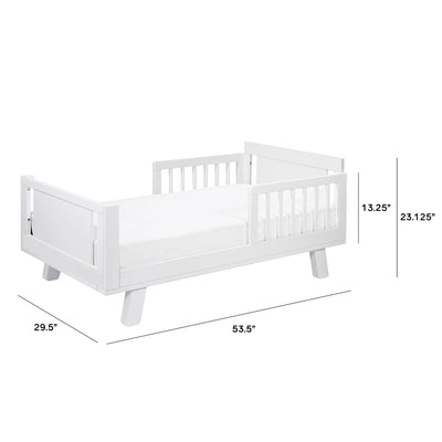 Dimensions of assembled Junior Bed Conversion Kit For Hudson And Scoot Crib in -- Color_White