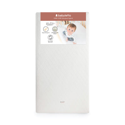 Pure Core 2-Stage Crib Mattress + Hybrid Quilted Waterproof Cover