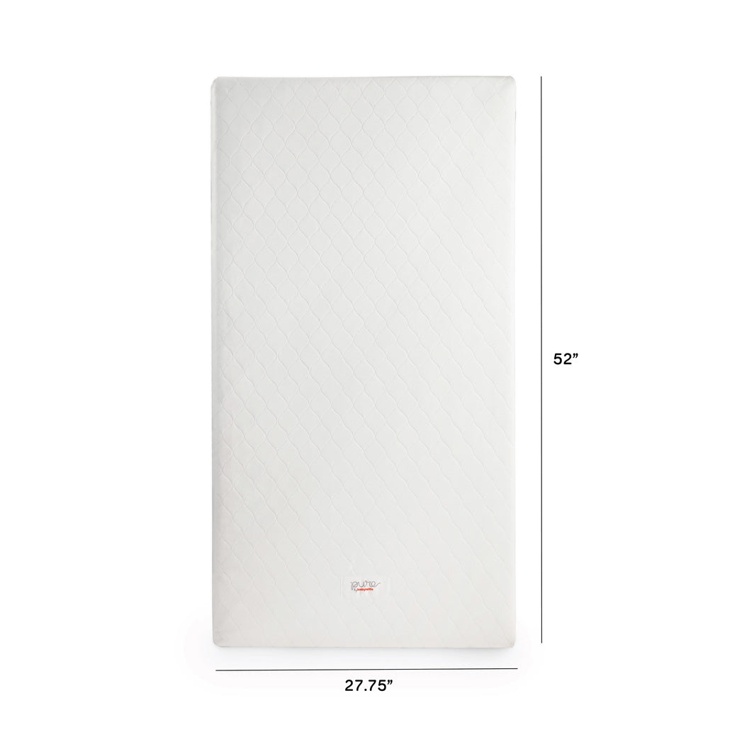 Pure Core 2-Stage Crib Mattress + Hybrid Quilted Waterproof Cover