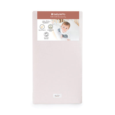 Babyletto's Pure Core 2-Stage Crib Mattress + Dry Waterproof Cover with tag