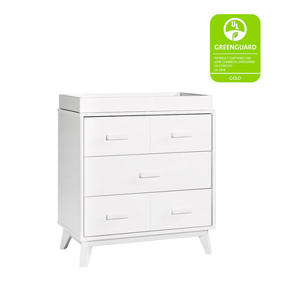 Babyletto's Scoot 3-Drawer Changer Dresser with GREENGUARD tag  in -- Color_White