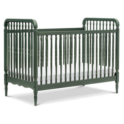 The Namesake Liberty 3-in-1 Convertible Spindle Crib in -- Color_Forest Green