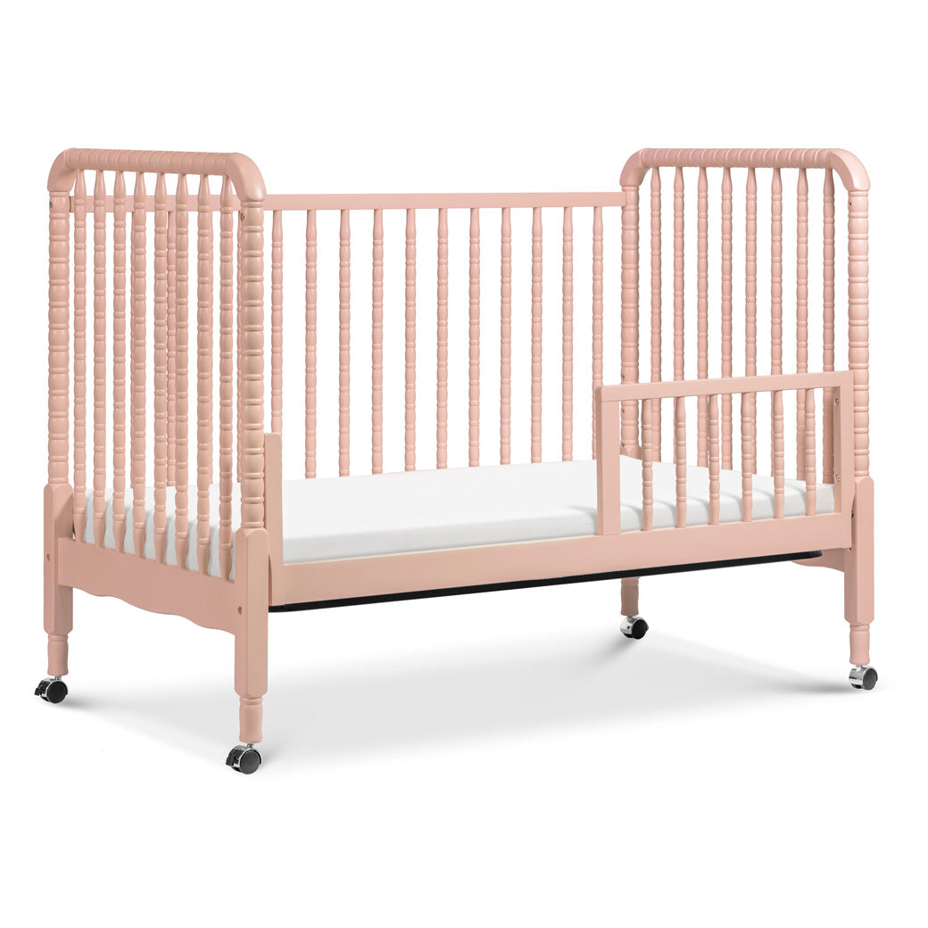 DaVinci’s Jenny Lind Crib as toddler bed in -- Color_Blush Pink