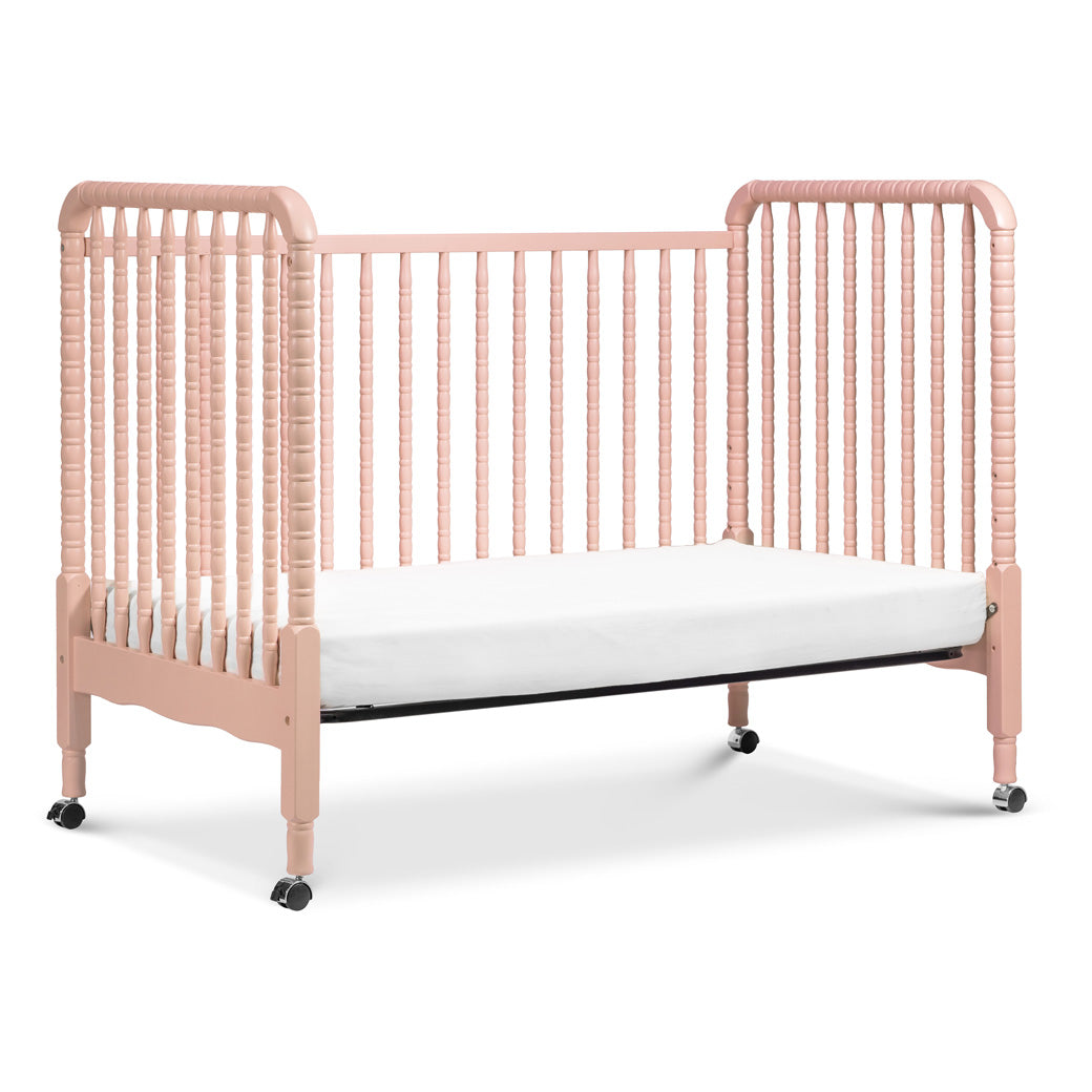 DaVinci’s Jenny Lind Crib as day bed in -- Color_Blush Pink