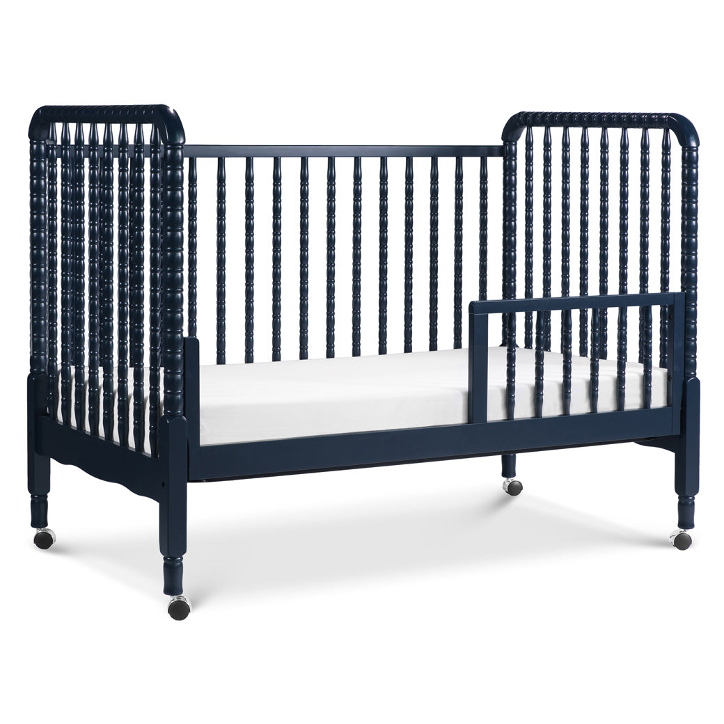 DaVinci’s Jenny Lind Crib as toddler bed in -- Color_Blush Navy