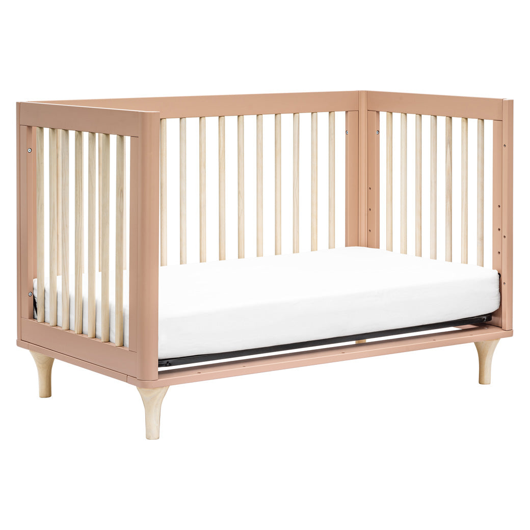 The Babyletto Lolly 3-in-1 Convertible Crib converted into a daybed in -- Color_Canyon