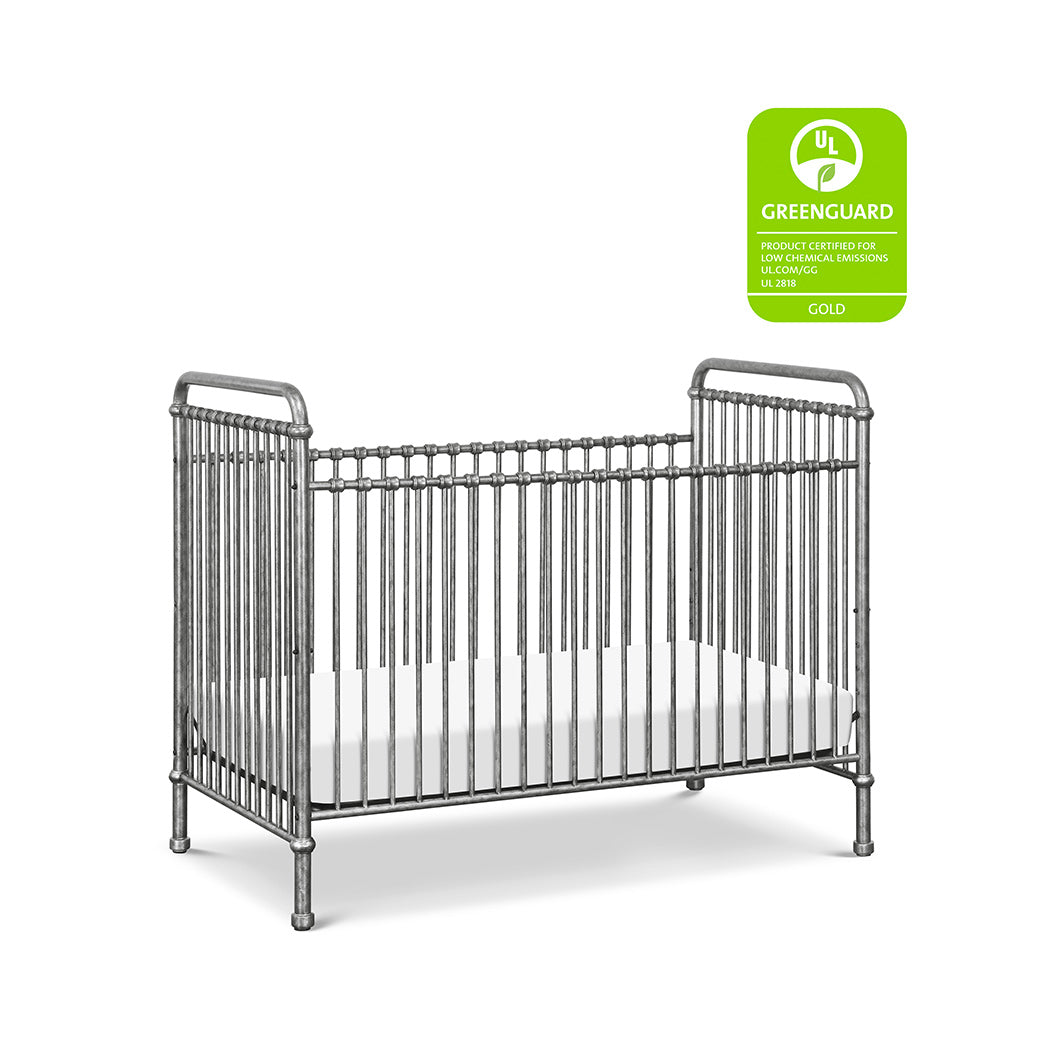 Namesake`s Abigail 3 in 1 Crib with GREENGUARD tag in -- Color_Vintage Silver