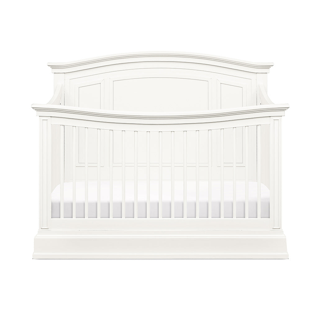 Front view of Namesake's Durham 4-in-1 Convertible Crib in -- Color_Warm White