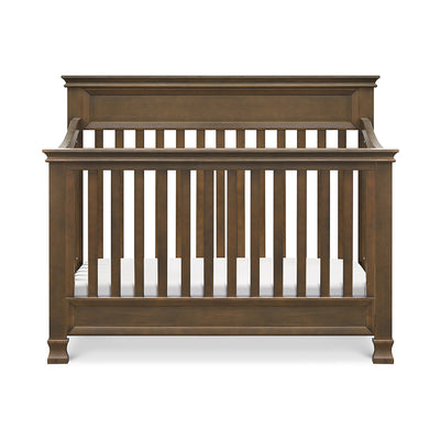 Front view of Namesake's Foothill 4-in-1 Convertible Crib in -- Color_Mocha