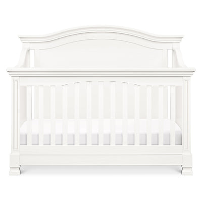 Front view of Namesake's Louis 4-in-1 Convertible Crib in -- Color_Warm White
