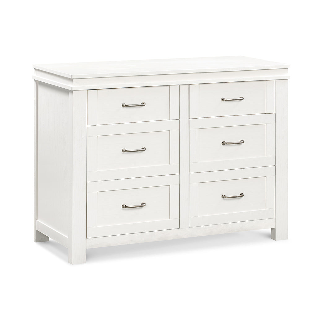 Namesake's Wesley Farmhouse 6-Drawer Double Dresser in -- Color_Hairloom White