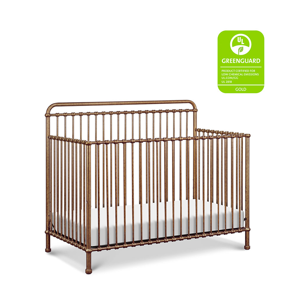 Namesake's Winston 4 in 1 Convertible Crib with GREENGUARD tag in -- Color_Vintage Gold